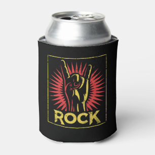 Vintage Rock n Roll - Concert Band Retro Can Cooler