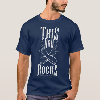 Vintage Rock & Roll Music Skeleton Guitar This DA T-Shirt