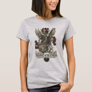 Vintage Rock Skeleton Guitarist T-Shirt