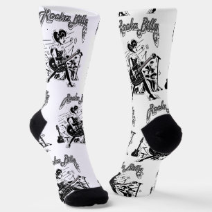 Vintage Rockabilly Guitar Sound Socks