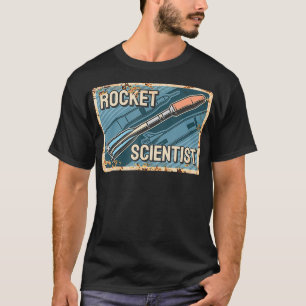 Vintage Rocket Scientist Aerospace Engineering T-Shirt