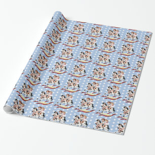 Vintage Rocking Horse Wrapping Paper