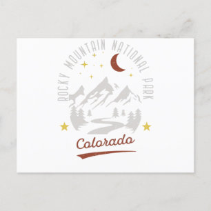 Vintage Rocky Mountain National Park Colorado Postcard