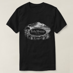 Vintage Rocky Mountains Colorado Retro Design T-Shirt