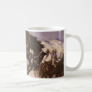Vintage Rodeo Cowboy, Breezy Riding by WHD Koerner Coffee Mug