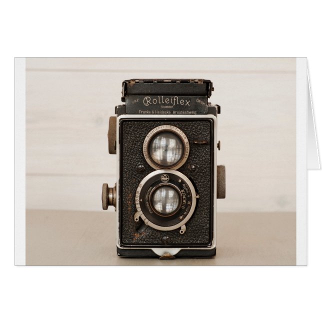 Vintage Rolleiflex Twin lens camera (Front Horizontal)