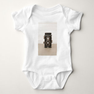 Vintage Rolleiflex Twin lens camera Baby Bodysuit