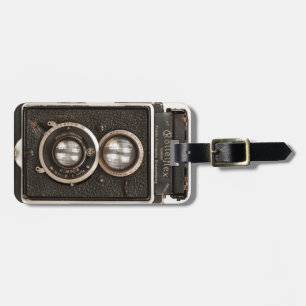 Vintage Rolleiflex Twin lens camera Luggage Tag