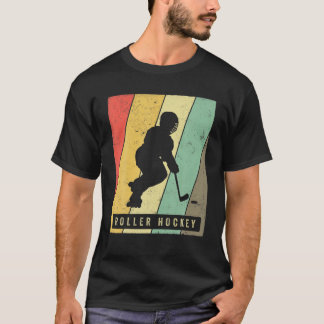 Vintage Roller Hockey Sport Retro Poster T-Shirt