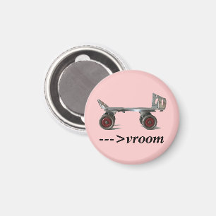 Vintage Roller Skate Magnet