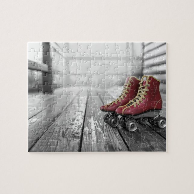 Vintage roller skates jigsaw puzzle (Horizontal)