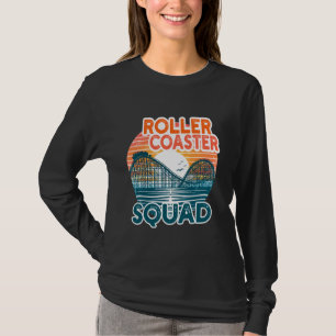Vintage Rollercoaster Squad Roller Coaster Lover F T-Shirt