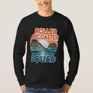 Vintage Rollercoaster Squad Roller Coaster Lover F T-Shirt