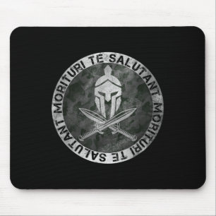 Vintage Roman Gladiator Helmet Warrior Arena Gym G Mouse Mat