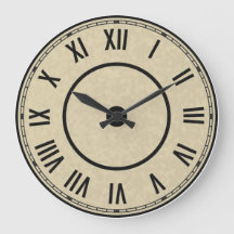 Vintage Roman Numerals Clock