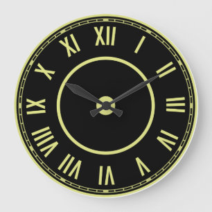 Vintage Roman Numerals Clock