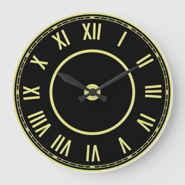 Vintage Roman Numerals Clock (Front)