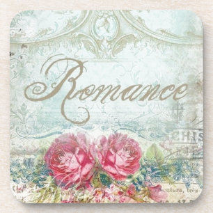 Vintage Romanace Floral Coaster
