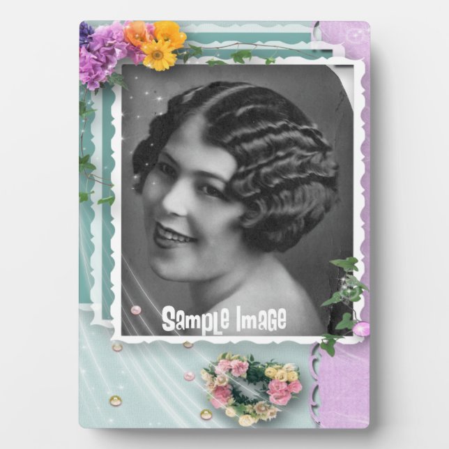 Vintage Romance Art Plaque (Front)