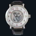 Vintage Romance Couple: Antique Roses Girly Love Watch<br><div class="desc">Capture the tender charm of a bygone era with this exquisite Vintage Romance Couple design. A beautifully rendered antique illustration of a loving couple, reminiscent of the popular Gibson Girl era, is centrally framed by an elegant, ornate border. Lush, romantic roses and delicate floral sprays in shades of pink and...</div>