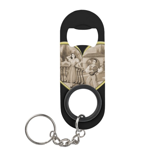 Vintage Romance couple, man and woman love (Front)