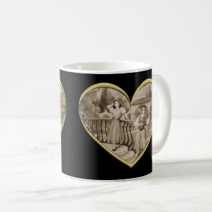 Vintage Romance couple, man and woman love Coffee Mug