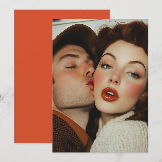 Vintage Romance Invitation (Front/Back)