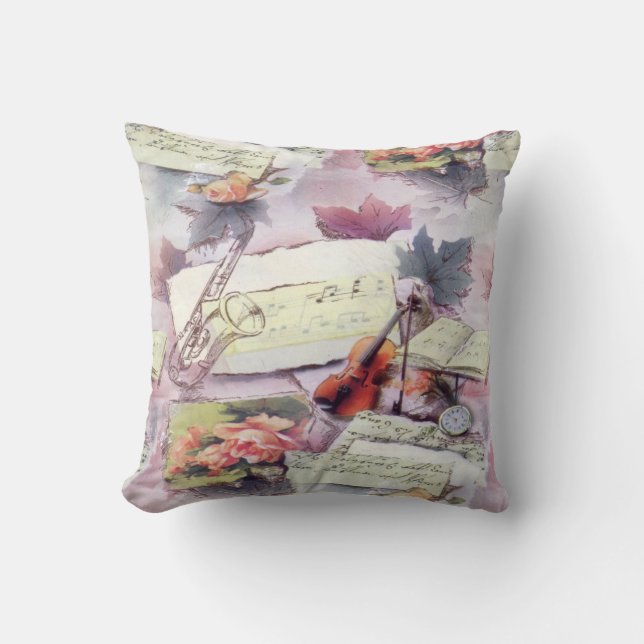 Vintage Romance Pillow (Front)