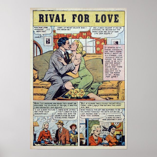 Vintage Romance Poster (Front)