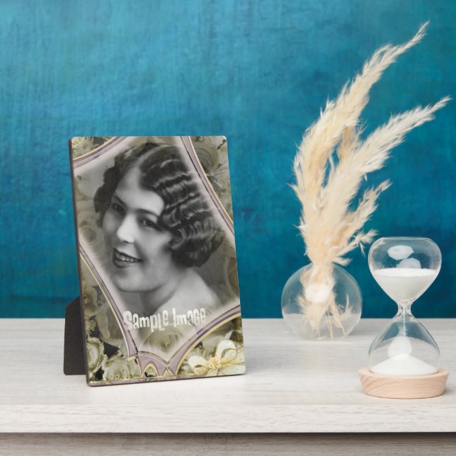 Vintage Romance Sheer Art Plaque (Side)