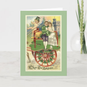 Vintage Romance St. Patrick's Day Greeting Card