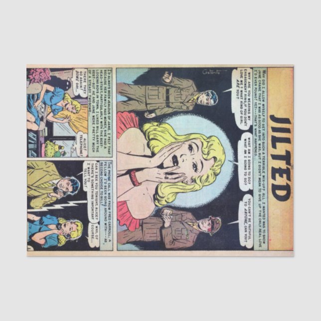 Vintage Romance Tissue Paper (Front)