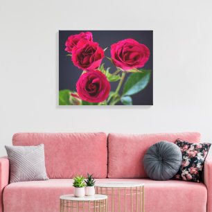Vintage Romance Wrapped Canvas