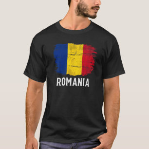 Vintage Romania Flag For Romanian T-Shirt