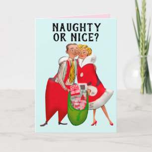 VINTAGE ROMANTIC CHRISTMAS CARD FOR WIFE