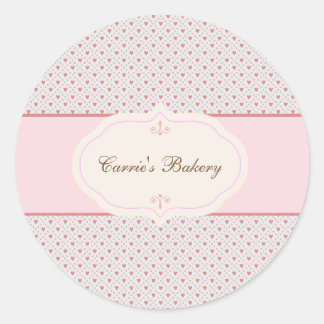 Vintage Romantic Frame Bakery Label