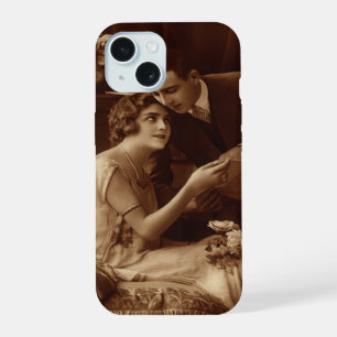 Vintage Romantic Music, Love and Romance Lovers iPhone 15 Case