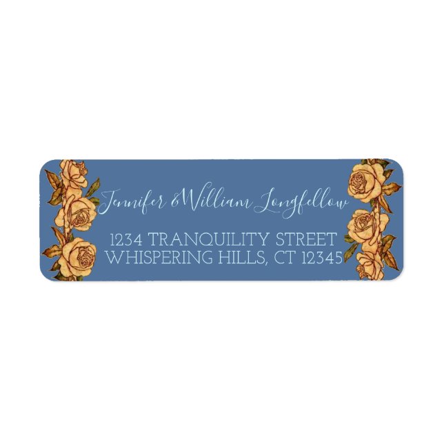 Vintage Romantic Rose Floral Bridal Shower (Front)