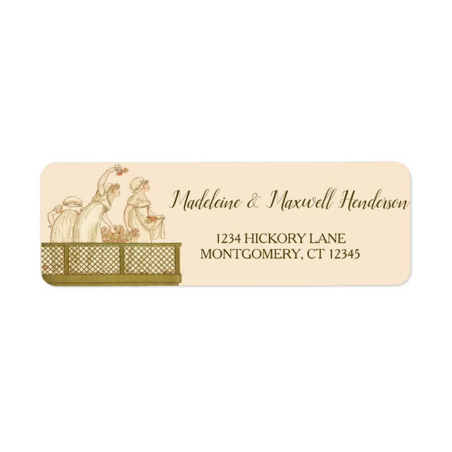 Vintage Romantic Rustic Floral Bridal Shower (Front)