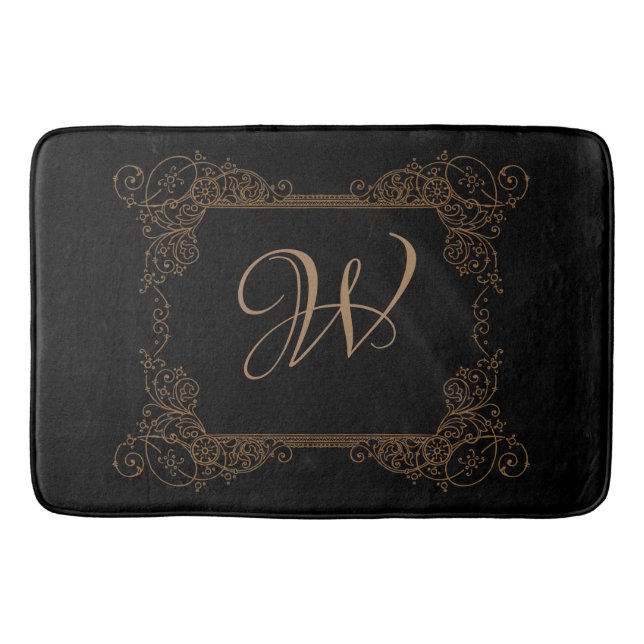 Vintage Romantic Steampunk Fairytale  Bath Mat (Front)