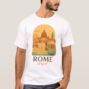 Vintage Rome Italy Travel T-Shirt – Colosseum