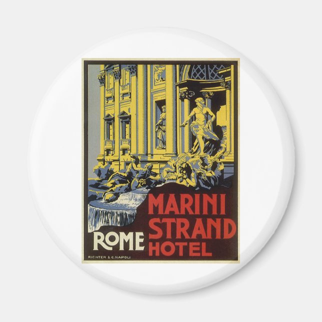 Vintage Rome Magnet (Front)