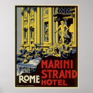 Vintage Rome Poster