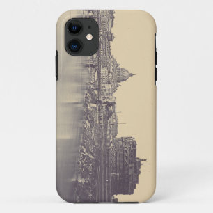 Vintage Rome Tiber Castle And Vatican Fine Art iPhone 11 Case