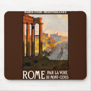 Vintage Rome - Travel to Italy Mouse Mat