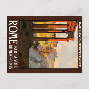 Vintage Rome - Travel to Italy Postcard