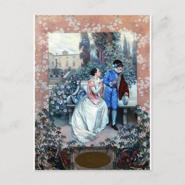 Vintage Romeo and Juliet poster Postcard (Front)