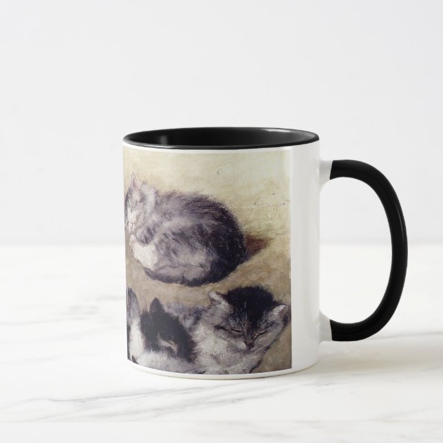 Vintage Ronner Study of Cats Mug (Right)