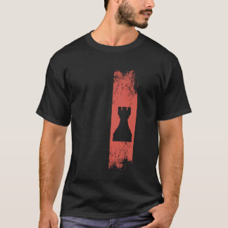 Vintage Rook Chess Piece  Chess Lover T-Shirt