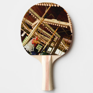 Vintage Rooster Carousel Ping Pong Paddle